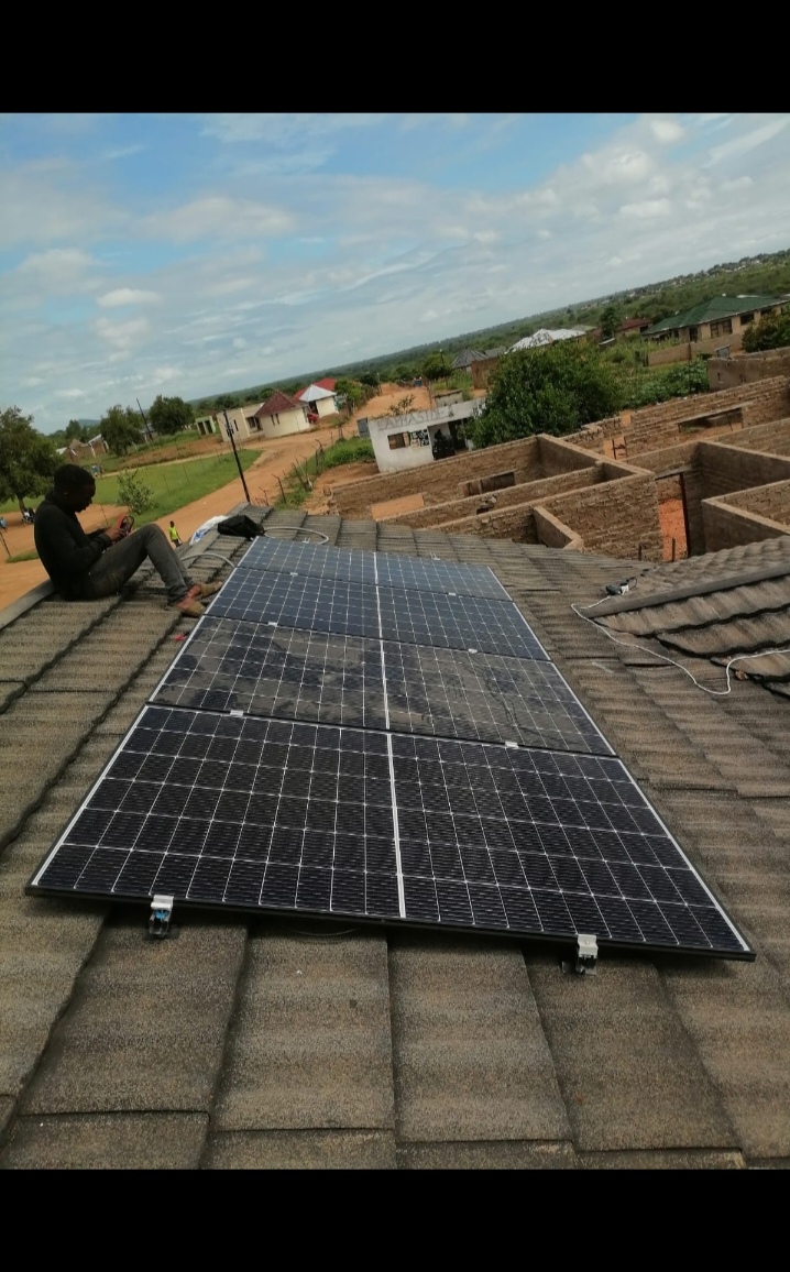 Rooftop Solar Panel Installation